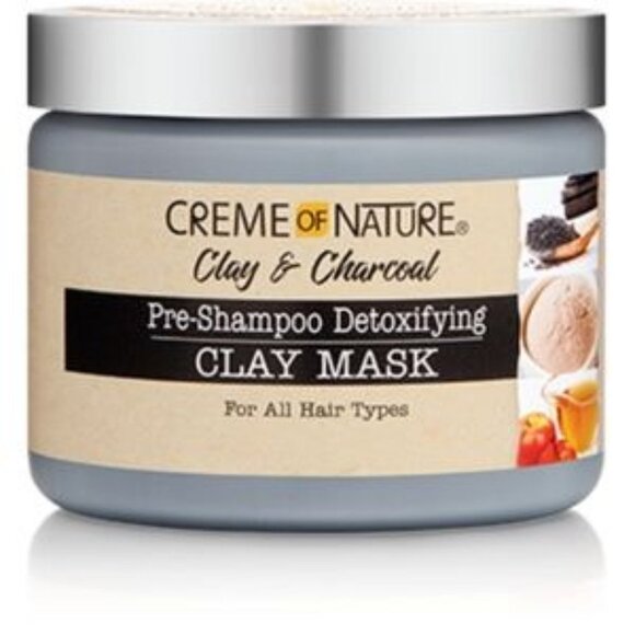 Creme of  Nature Clay & Charcoal Pre-Shampoo Mask - Picture 1 of 1